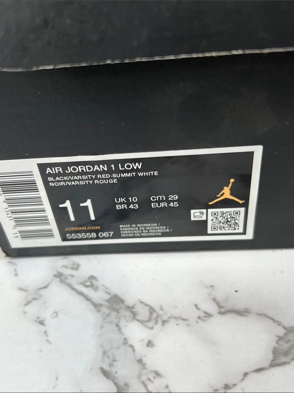 Nike Air Jordan 1 Retro Low Men Shoes Size 11